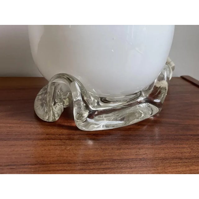 Glass Vintage Ball Lamp from Limburg, 1960 For Sale - Image 7 of 11