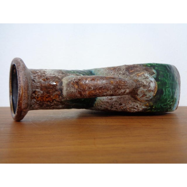 West German Glazed Ceramic Vase 603/25 from Dümler & Breiden, 1970s For Sale - Image 10 of 17