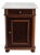 Antique 1890s Marble Top Nightstand Mahogany Victorian Cabinet Stand For Sale
