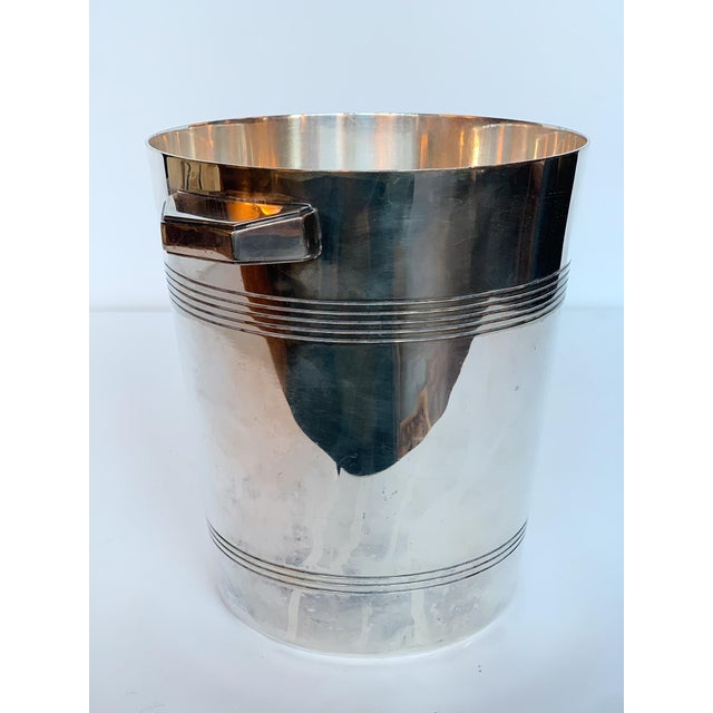 Wiskemann Art Deco Silver-Plated Champagne Bucket For Sale - Image 4 of 11