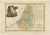 Antique map titled 'Carte des Douze Tribus D'Israel (\.).' Map of the Holy Land showing the twelve tribes of Israel's....