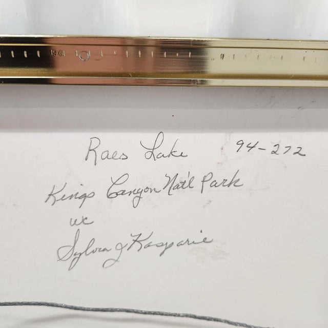 Vintage California Sierra Nevada Landscape Watercolor – Kings Canyon National Park For Sale - Image 12 of 13