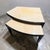 Vintage Colombian Goatskin & Black Lacquer Sculptural Nesting Tables by Today’s Custom Design, Pair For Sale - Image 4 of 12