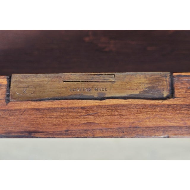 Queen Anne Walnut Ladies Writing Desk, 1920s For Sale - Image 13 of 18