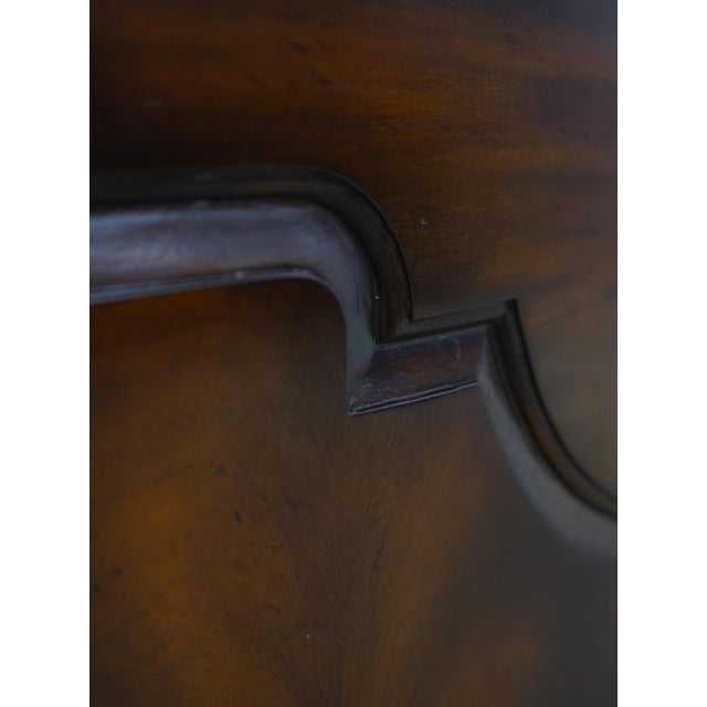 Maitland Smith Mahogany Stone Top Console Cabinet For Sale - Image 14 of 18
