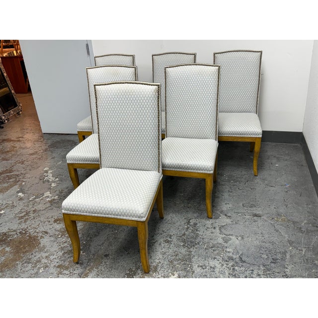 Lockhart Furniture Collection Custom Alder Dining Chairs, Set of Six For Sale - Image 4 of 12
