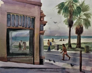Arnold A. Grossman, Cadillac Corner, Venice CA, 1983