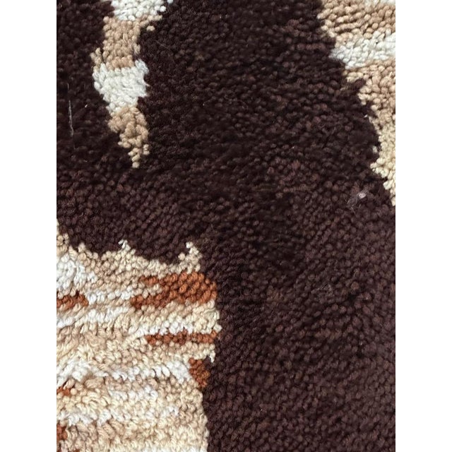 Vintage Artistic Hand Knotted Tapestry, 1970s For Sale - Image 10 of 17