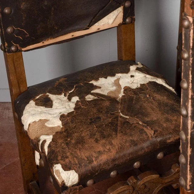 Textile Renaissance Style Spool Chairs, Set of 8 For Sale - Image 7 of 18