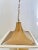 Esperia Mid-Century Italian Pagoda Pendant with Brass and Curved Smoked Glass from Esperia, 1970s For Sale - Image 4 of 11