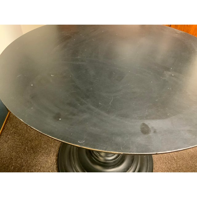 Traditional 20th Century Ethan Allen Round Side Table For Sale - Image 3 of 9