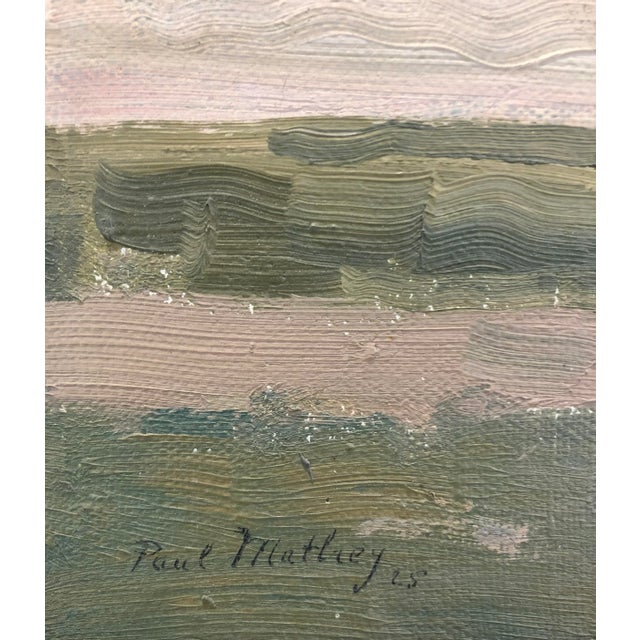 Modern Paul Mathey, Geneva Countryside, 1925, Oil on Canvas, Framed For Sale - Image 3 of 13