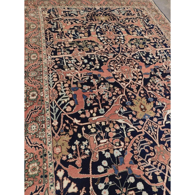 Add a touch of traditional-European style to your living space with this beautiful handmade area rug. The Garous pattern...