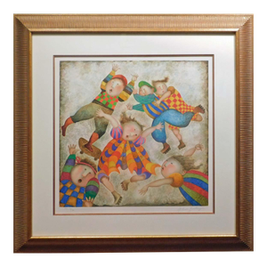 Graciela Rodo Boulanger Jour De Vacances Hand Signed Original Lithograph Art Coa