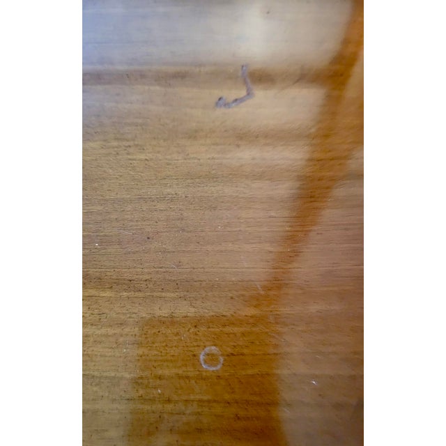 Vintage Kent Coffey Carriage Trade Collection Early American Style Solid Wood Double Dresser in Cherry and Pecan For Sale - Image 11 of 12