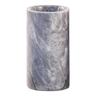 Grey Marble Toothbrush Holder from FiammettaV Home Collection For Sale