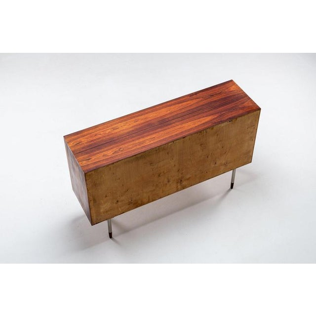 Rosewood Sideboard with Metal Legs, Denmark, 1960 For Sale - Image 10 of 18