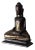 Thai Artist, Dvaravati Meditation Buddha Statue, 1800, Walnut For Sale
