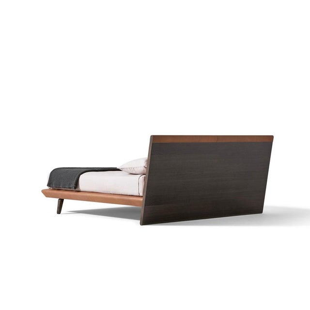 Acute Bed with Wood Bench and Nightstand by Rodolfo Dordoni for Cassina, Set of 3 For Sale - Image 10 of 18