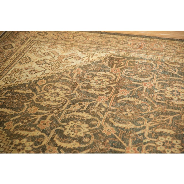 Silver Vintage Distressed Mahal Carpet - 8'2" x 12'7" For Sale - Image 8 of 14
