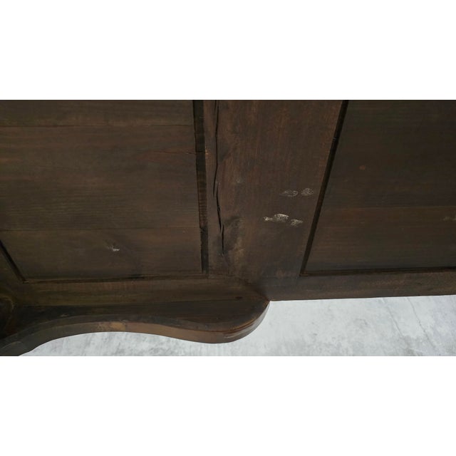 Large Louis XV Style Flat Desk in Mahogany, 1890s For Sale - Image 17 of 18