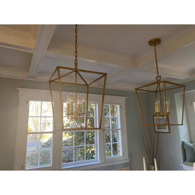 Visual Comfort 4 Light Darlana Lantern Chairish