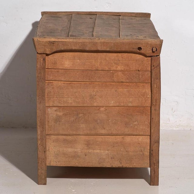 Vintage Primitive Trunk, 1920s For Sale - Image 4 of 15