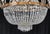 Mid 20th Century Large Scale Empire Crystal & Brass Basket Chandelier For Sale - Image 12 of 15