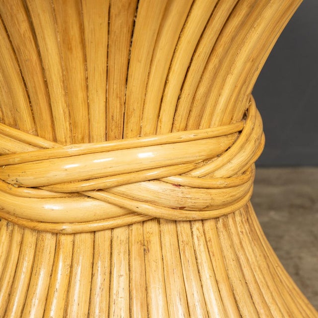 20th Century Sheaf of Wheat Coffee Table by McGuire, 1970s For Sale - Image 3 of 9