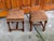 Set of Vintage Colonial Stools in Wood, 1950 For Sale - Image 4 of 9