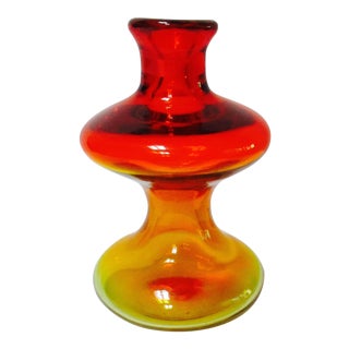 1950s Wayne Husted for Blenko Vase For Sale
