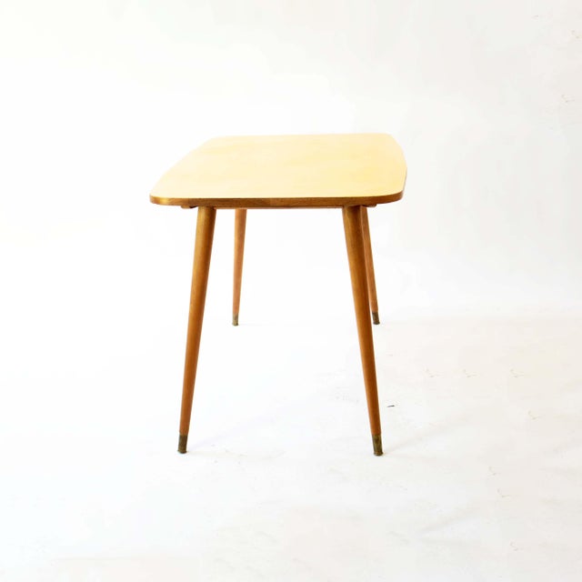 Metal Mid-Century Modern Dining Set with Formica Table and Four Chairs, 1950s, Set of 5 For Sale - Image 7 of 18