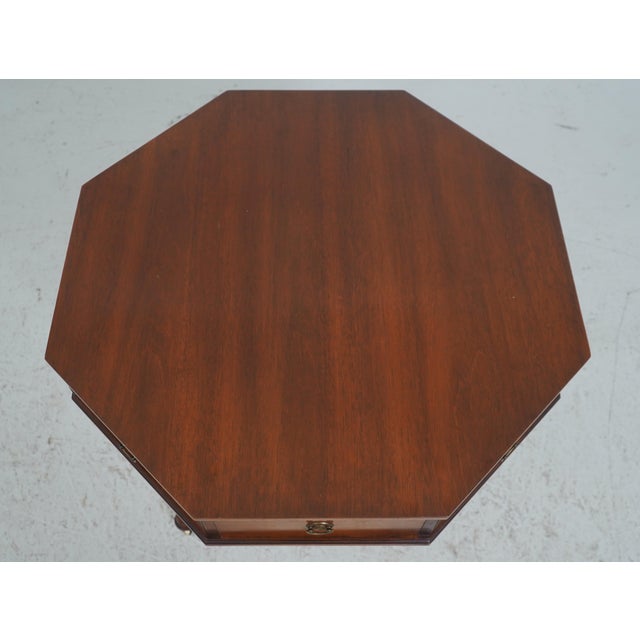 Traditional Biggs Thomas Jefferson Monticello Mahogany Rent Table For Sale - Image 3 of 18