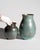 Mid-Century Modern Art Deco Bauhaus Studio Stoneware Vases in Turquoise Reduction Glaze by Richard Uhlemeyer, Germany, 1940s, Set of 2 For Sale - Image 3 of 18