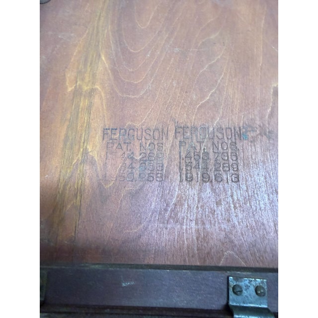 Vintage Mahogany Folding Card Table Game Table For Sale - Image 15 of 16