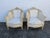 French Heavy Carved Side Lounge Den Fireplace Chairs a Pair 6239 For Sale - Image 11 of 15