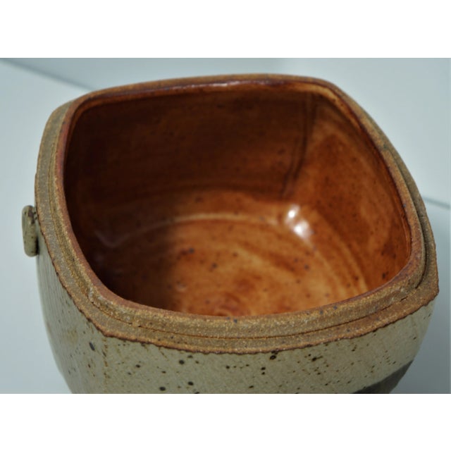 1990s Warren MacKenzie Cut Sided Lidded Box With Mark For Sale - Image 11 of 13