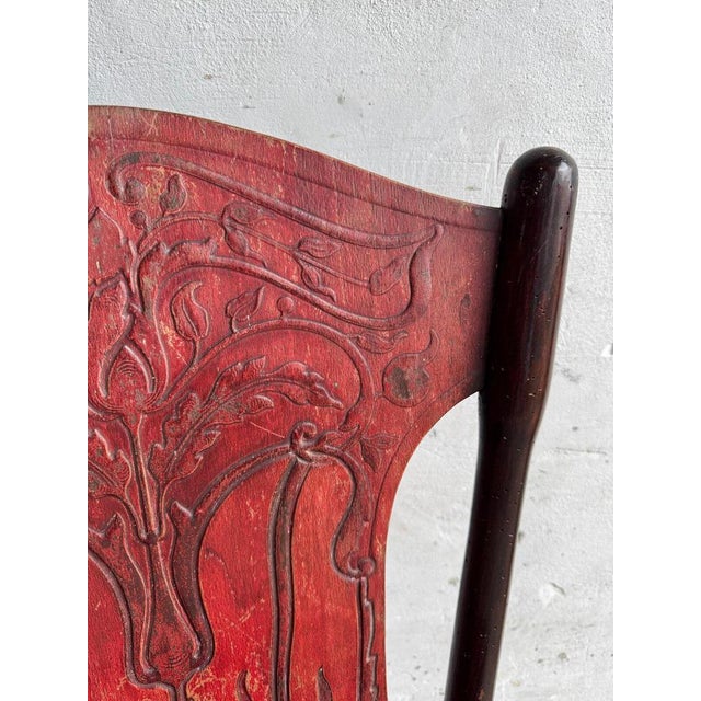 Set of 4 Art Nouveau chairs by Jacob & Josef Kohn (ca. 1900) This rare set of chairs was made around 1900 by the Austrian...