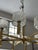 Metal Mid-Century Pendant Lamp with 8 Glass Shades For Sale - Image 7 of 8