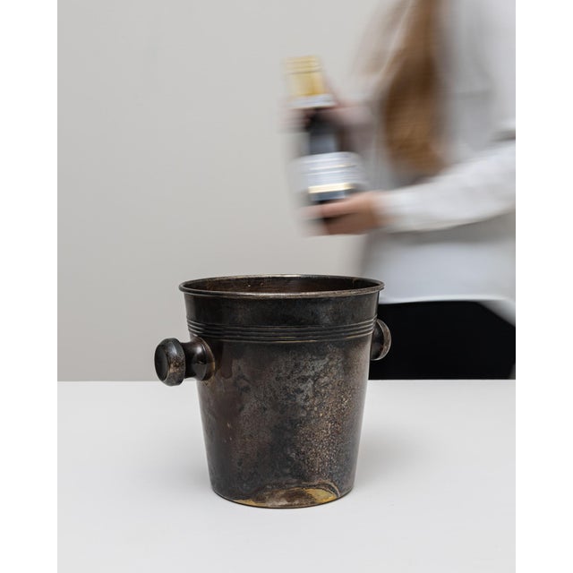 20th Century French Silver Plated Champagne Bucket For Sale - Image 11 of 18