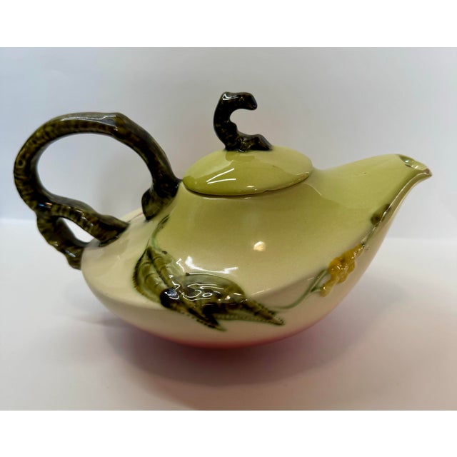 Mid-Century Modern Vintage Hull Art Pottery Wildflower Tea Set - 3 Pieces For Sale - Image 3 of 12