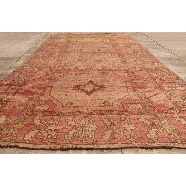 Vintage Turkish Oushak Rug, 06'06 X 13'00 For Sale - Image 9 of 10