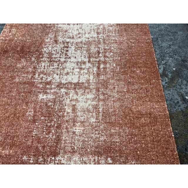 West Elm 6ft × 8ft 11in West Elm Sonata Rug in Burnt Umber For Sale - Image 4 of 12