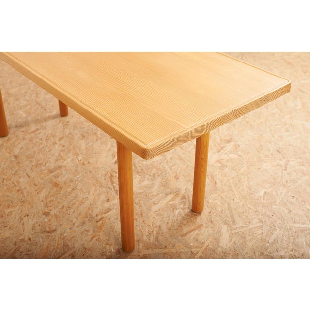 Dining Table with Frame and Top in Softwood For Sale - Image 9 of 12