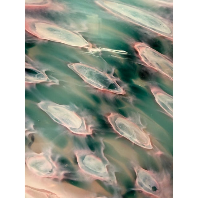 Contemporary Lucy Chamberlain 22" Signed Art Glass Wall Sculpture For Sale - Image 3 of 10