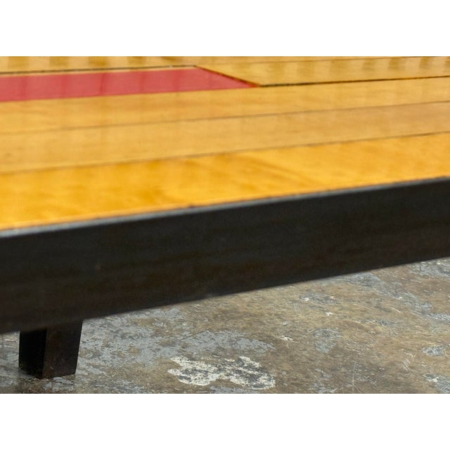 Reclaimed Wood From Gym Floor Coffee Table For Sale - Image 9 of 12