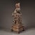 This is an impressive antique bronze incense burner featuring a finely detailed Qilin, a mythical hooved creature revered...
