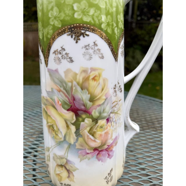 Early 20th Century Antique Porcelain Tankard Attributed to R S Prussia For Sale - Image 5 of 9