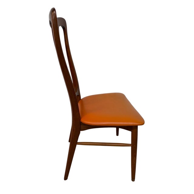 Koefoeds Hornslet Mid-Century Danish Modern Koefoed "Ingrid" Teak Dining Chairs - Set of 4 For Sale - Image 4 of 7