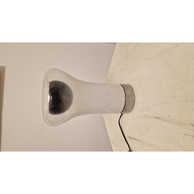 Saffo Table Lamp in Metal and Glass by Angelo Mangiarotti for Artemide, 1960s For Sale - Image 11 of 18